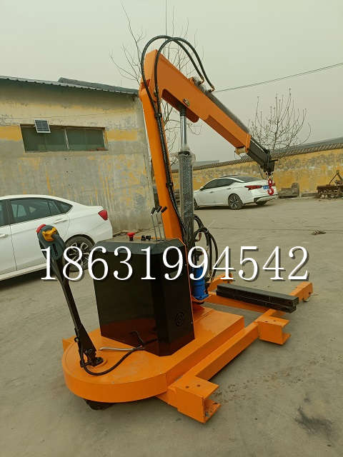 新丰乡自卸车厢随车吊 自制轮式四不像起重机 四驱平板吊 5吨 贵盛